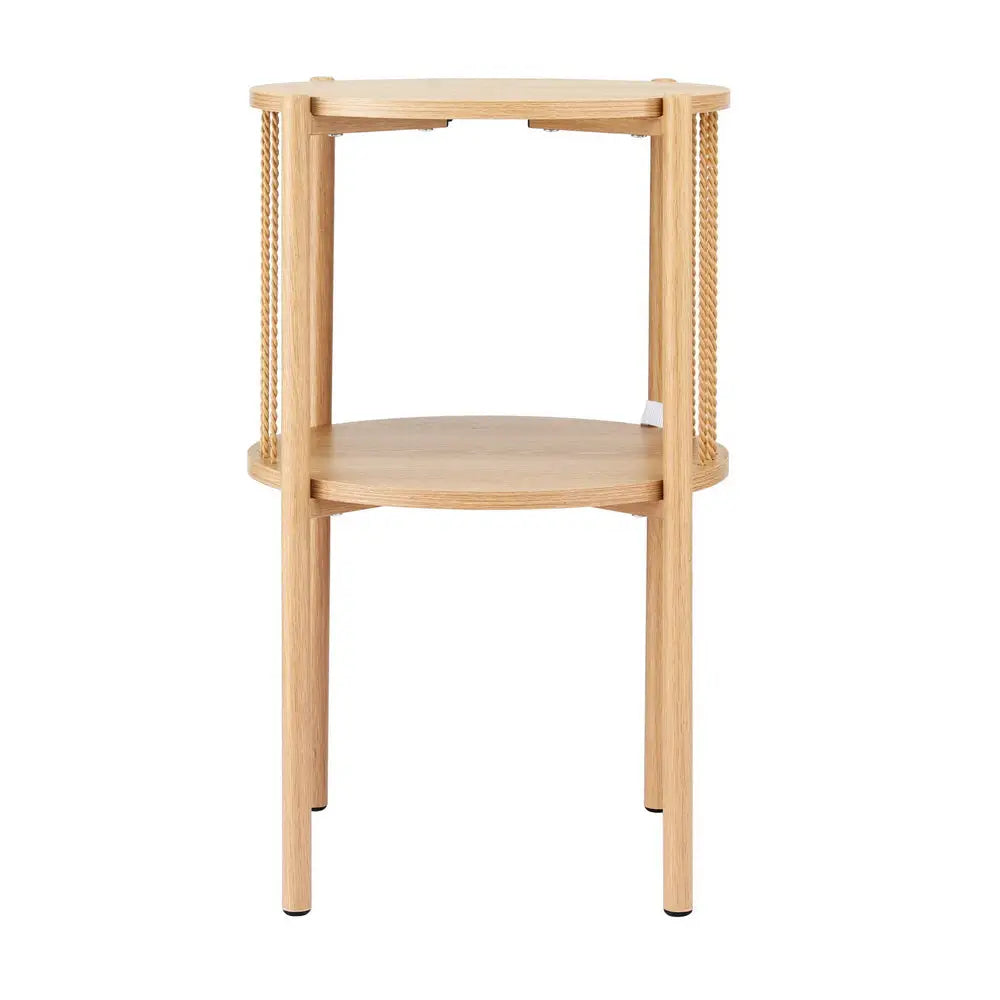 Artiss Coffee Table 2-Tier Round Wood - Furniture > Living Room > Coffee Tables