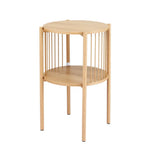 Artiss Coffee Table 2-Tier Round Wood - Furniture > Living Room > Coffee Tables