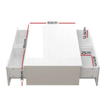 Artiss Coffee Table 4 Drawers White Trevi - Furniture > Living Room > Coffee Tables