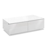 Artiss Coffee Table 4 Drawers White Trevi - Furniture > Living Room > Coffee Tables