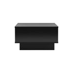 Artiss Coffee Table Led Lights Black - Furniture > Living Room > Coffee Tables