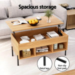 Artiss Coffee Table Lift-top Oak - Furniture > Living Room > Coffee Tables