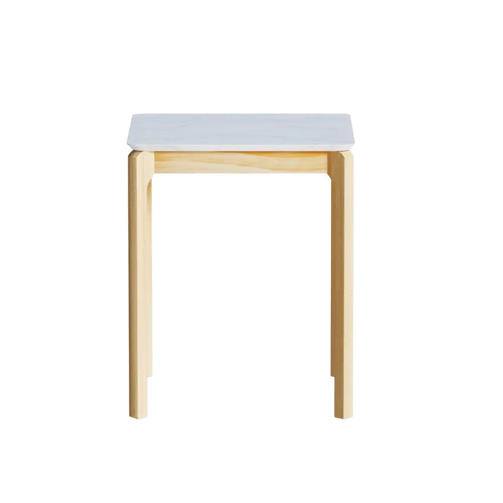 Artiss Coffee Table Marble Effect Square - Furniture > Living Room > Coffee Tables