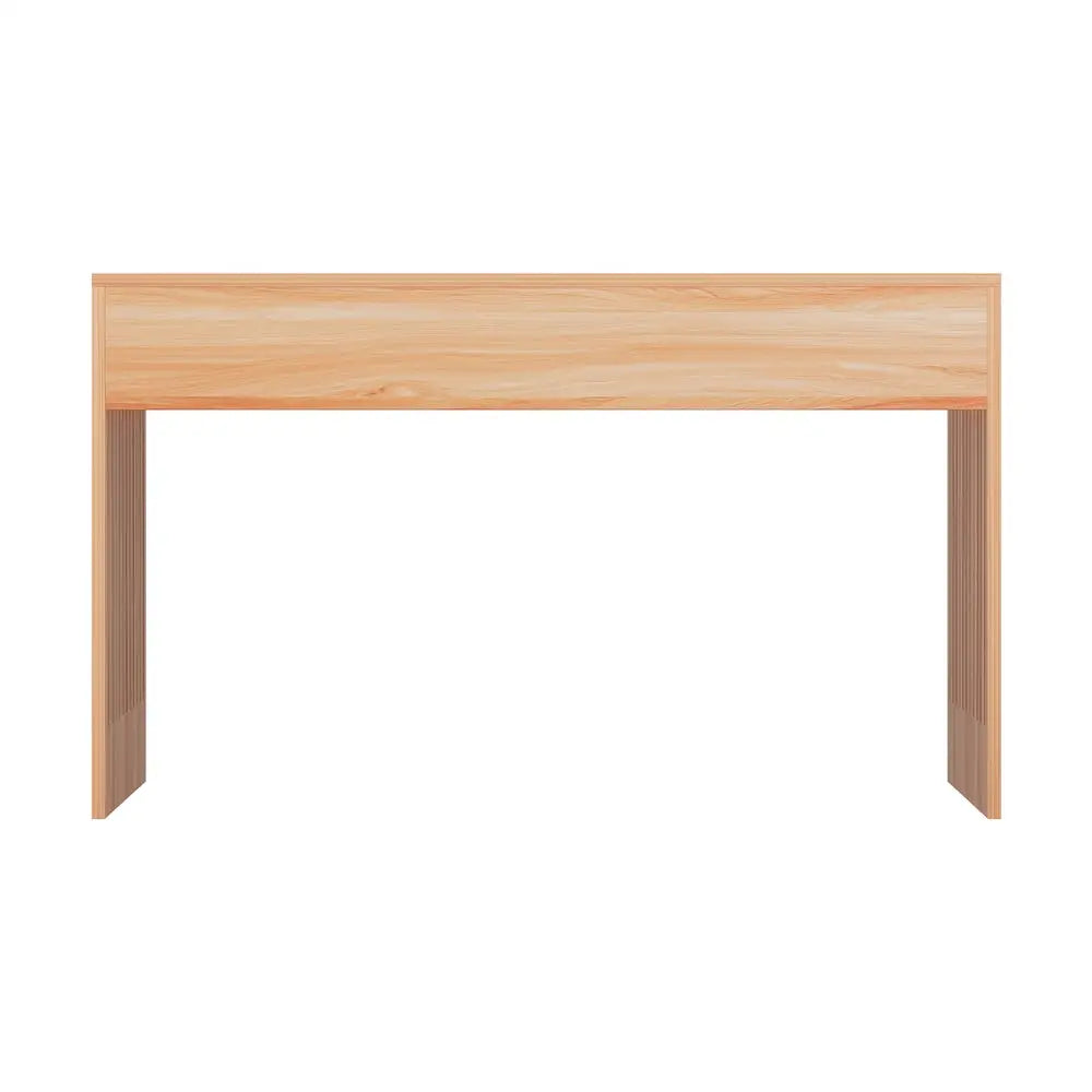 Artiss Coffee Table Rectangle Fluted Side 100CM - Furniture > Living Room > Coffee Tables