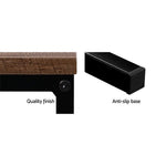 Artiss Coffee Table Rectangular 93CM Walnut Olin - Furniture > Living Room
