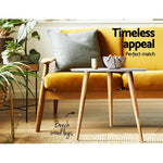 Artiss Coffee Table Round 50CM Callix - Furniture > Living Room