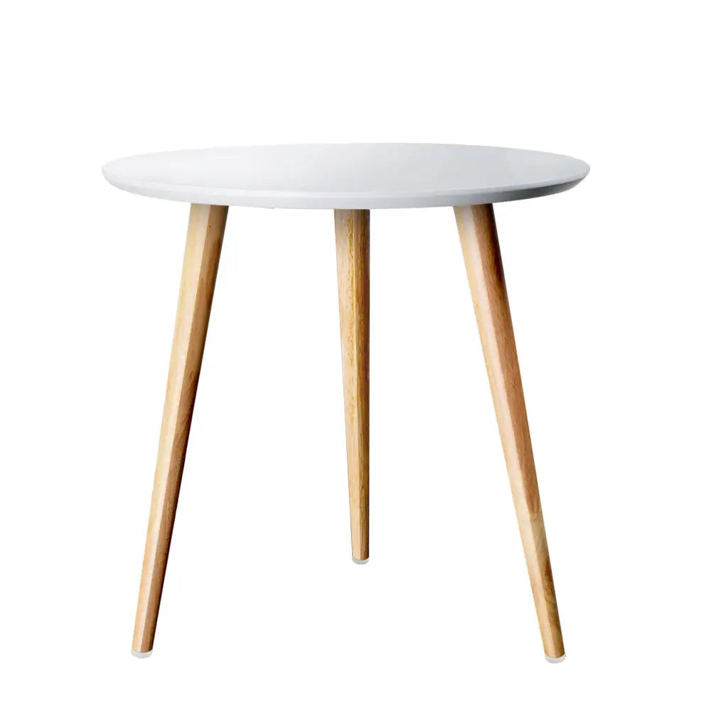 Artiss Coffee Table Round 50CM Callix - Furniture > Living Room