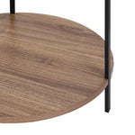 Artiss Coffee Table Side Table Round White Cedric - Furniture > Living Room