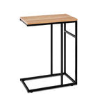 Artiss Coffee Table Side Table Walnut Anika - Furniture > Living Room