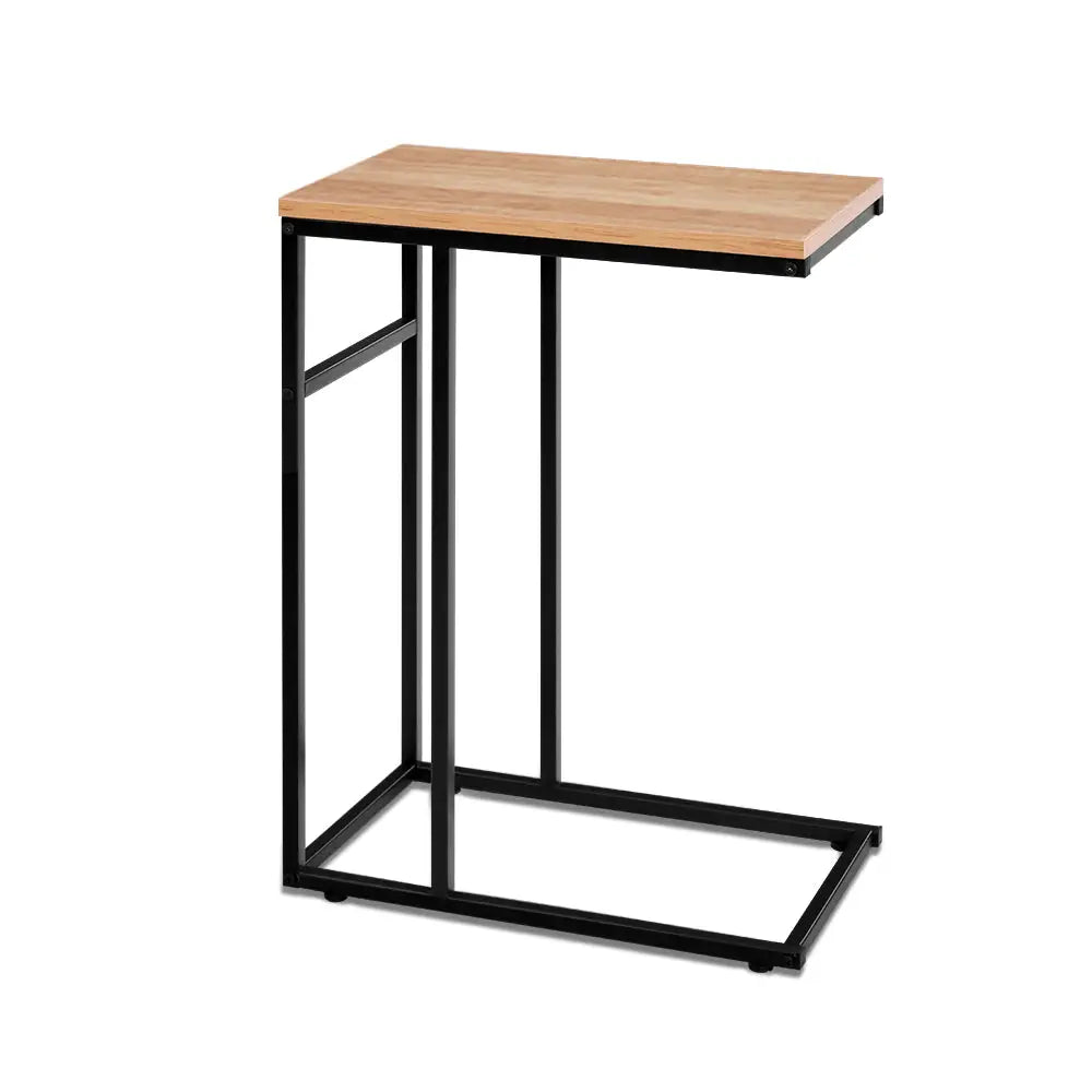 Artiss Coffee Table Side Table Walnut Anika - Furniture > Living Room