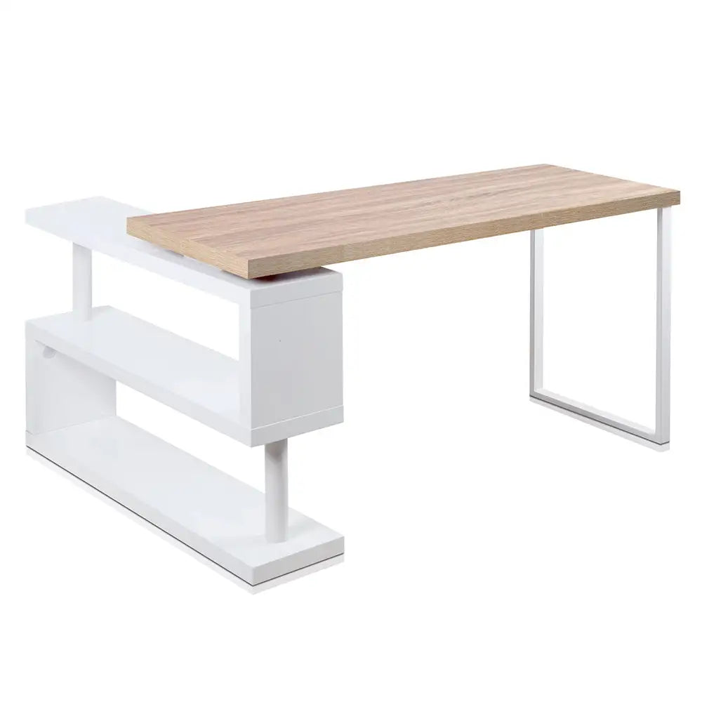 Artiss Computer Desk Bookshelf 140CM - Furniture > Office
