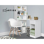 Artiss Computer Desk Bookshelf Drawer White 120CM - Furniture > Office