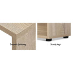 Artiss Computer Desk Bookshelf Oak 130CM - Furniture > Office