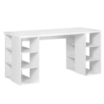 Artiss Computer Desk Bookshelf White 150CM - Furniture > Office