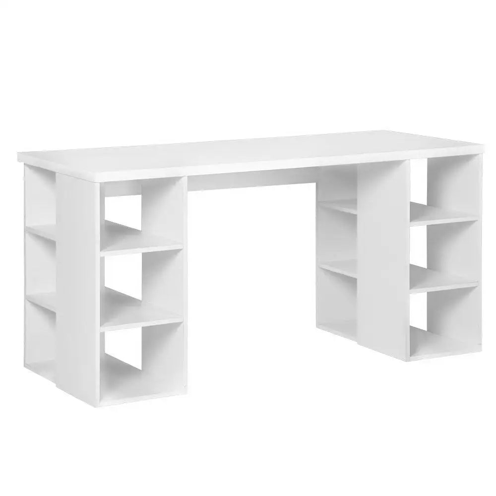 Artiss Computer Desk Bookshelf White 150CM - Furniture > Office
