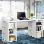 Artiss Computer Desk Bookshelf White 150CM - Furniture > Office