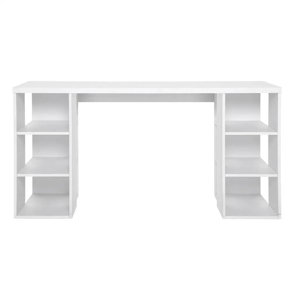 Artiss Computer Desk Bookshelf White 150CM - Furniture > Office