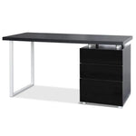 Artiss Computer Desk Drawer Black 140CM - Furniture > Office