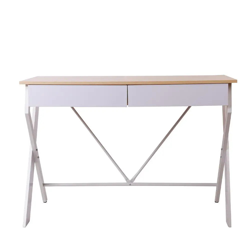 Artiss Computer Desk Drawer Oak 100CM - Furniture > Office