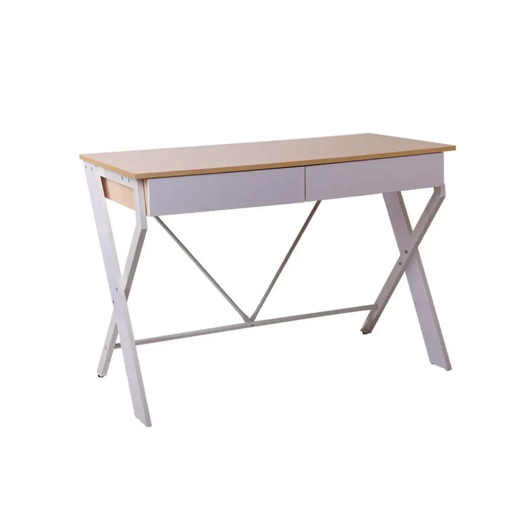 Artiss Computer Desk Drawer Oak 100CM - Furniture > Office