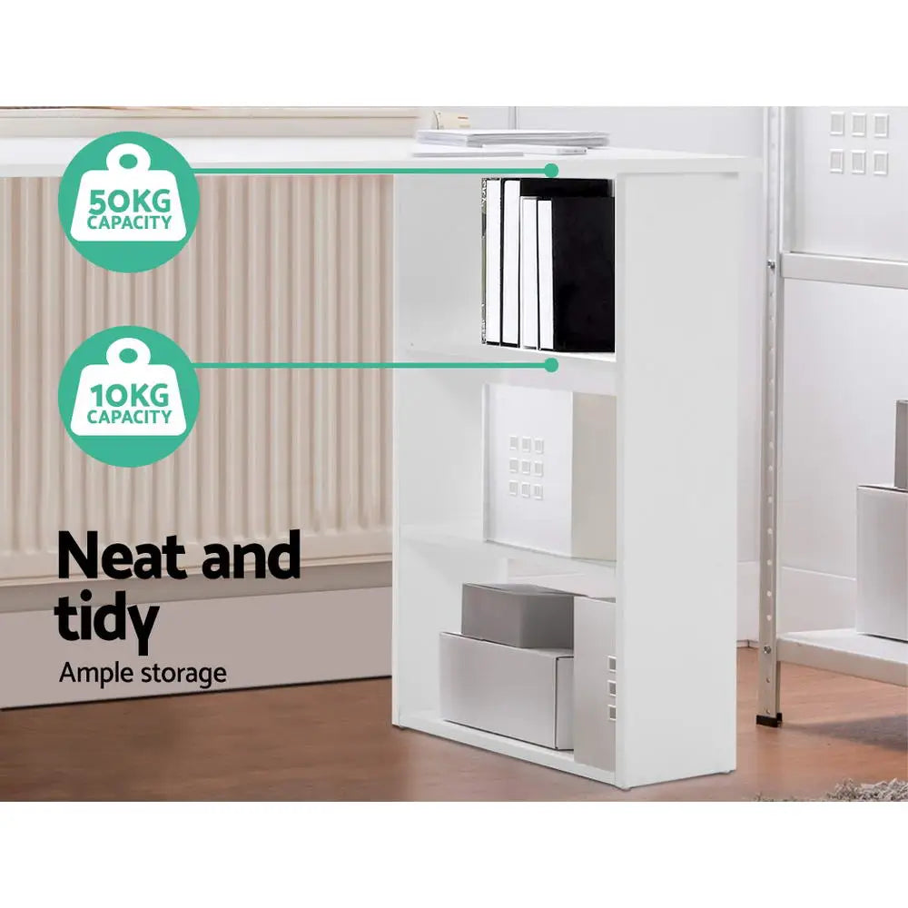 Artiss Computer Desk Drawer Shelf White 120CM - Furniture > Office