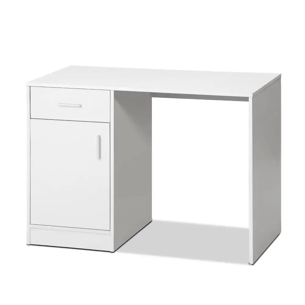 Artiss Computer Desk Drawer White 100CM - Furniture > Office
