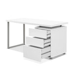 Artiss Computer Desk Drawer White 140CM - Furniture > Office