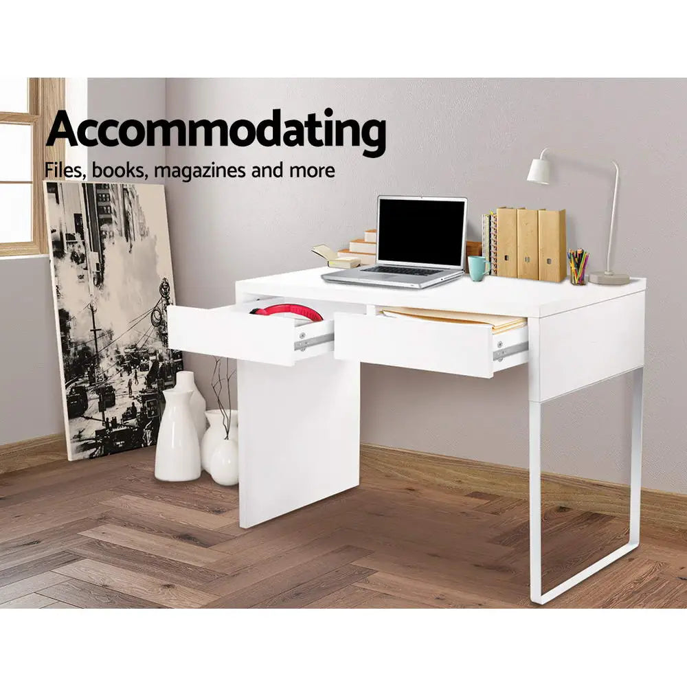 Artiss Computer Desk Drawer White - Furniture > Office