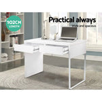 Artiss Computer Desk Drawer White - Furniture > Office