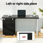 Artiss Computer Desk Executive Office Chairs Sets Black - Furniture > Office > Office & Desk Chairs