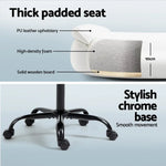 Artiss Computer Desk Executive Office Chairs Sets White - Furniture > Office > Office & Desk Chairs