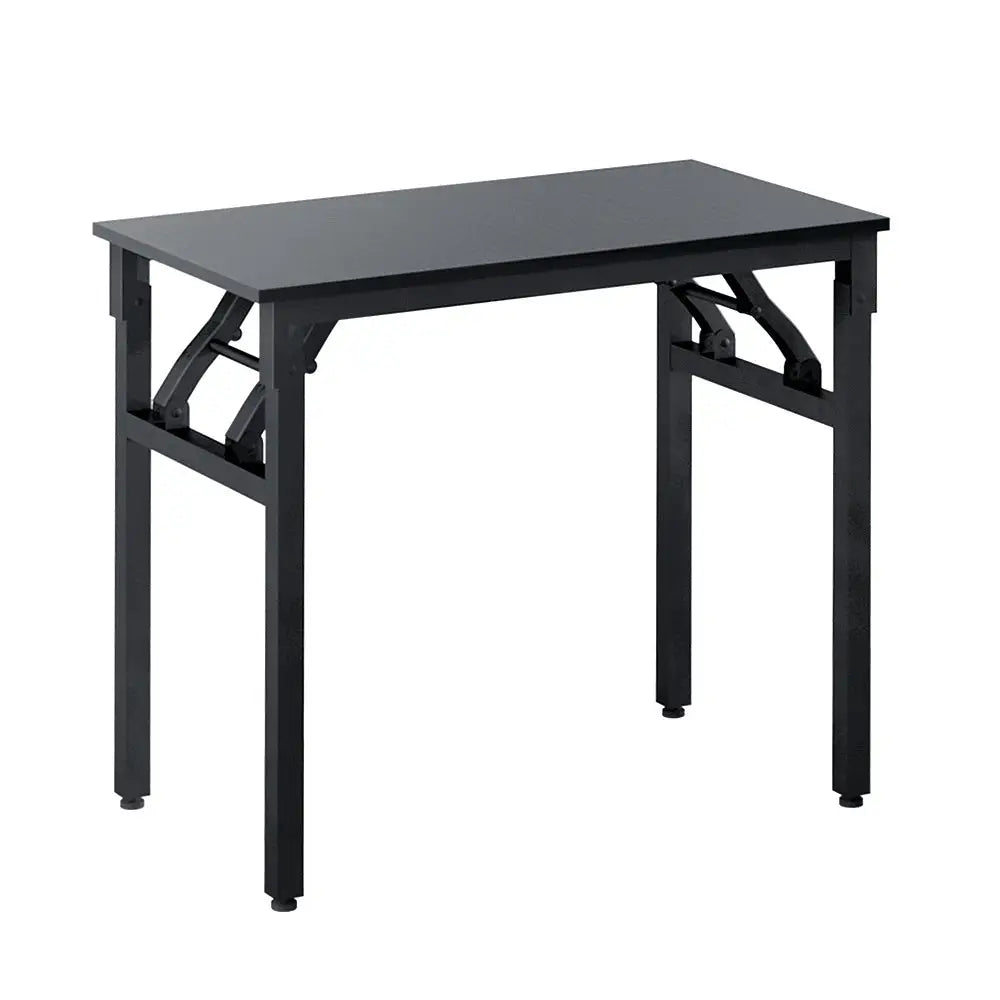 Artiss Computer Desk Foldable Balck 80CM - Furniture > Office