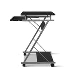 Artiss Computer Desk Keyboard Tray Shelf Black 60CM - Furniture > Office