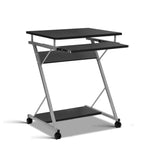 Artiss Computer Desk Keyboard Tray Shelf Black 60CM - Furniture > Office