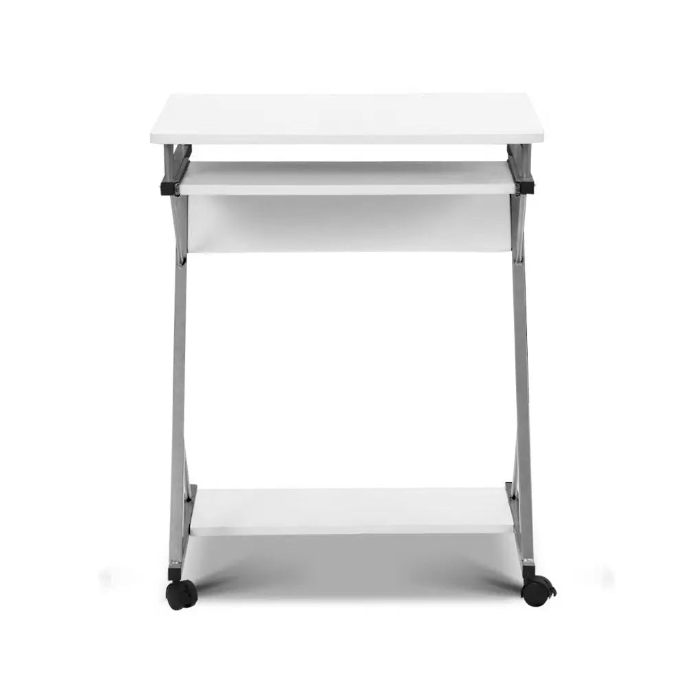 Artiss Computer Desk Keyboard Tray Shelf White 60CM - Furniture > Office