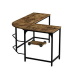 Artiss Computer Desk L-Shape CPU Stand Brown 147CM - Furniture > Office