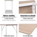 Artiss Computer Desk Oak 100CM - Furniture > Office