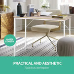 Artiss Computer Desk Oak 100CM - Furniture > Office