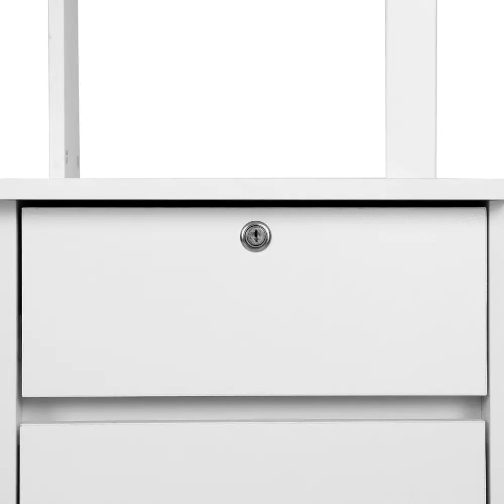 Artiss Computer Desk Office Study Desks Table Drawer Bookshelf - Furniture > Office