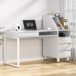 Artiss Computer Desk Office Study Desks Table Drawer Bookshelf - Furniture > Office