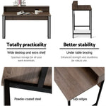 Artiss Computer Desk Shelf Oak 100CM - Furniture > Office