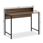 Artiss Computer Desk Shelf Oak 100CM - Furniture > Office