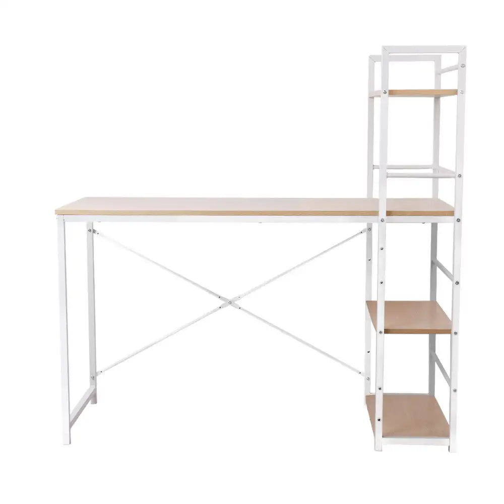 Artiss Computer Desk Shelf Oak 120CM - Furniture > Office