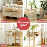 Artiss Console Table 124CM Pine - Furniture > Living Room > Side Tables