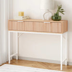 Artiss Console Table 2 Drawers 92CM - Furniture > Office > Desks