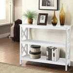 Artiss Console Table 3-tier White Polly - Furniture > Living Room > Side Tables