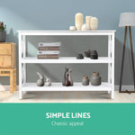 Artiss Console Table 3-tier White Polly - Furniture > Living Room > Side Tables