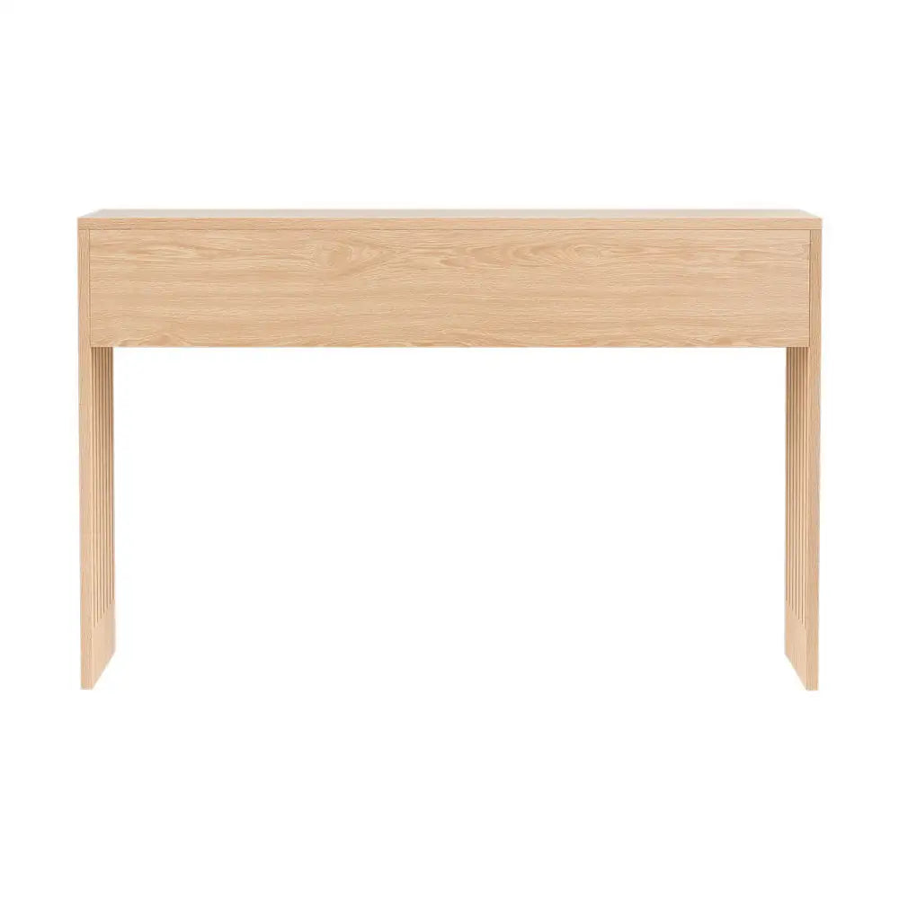 Artiss Console Table Hallway Fluted 120CM Pine - Furniture > Living Room > Side Tables