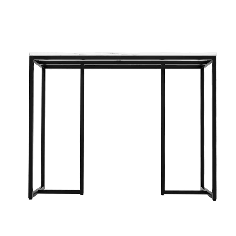 Artiss Console Table Marble Effect Frenisha - Furniture > Living Room