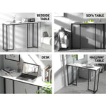 Artiss Console Table Marble Effect Frenisha - Furniture > Living Room